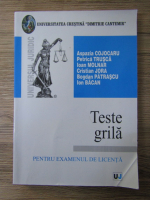 Aspazia Cojocaru - Teste grila pentru examenul de licenta