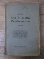 Aspecte din filosofia contimporana
