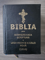 Biblia adica Dumnezeiasca Scriptura a legii vechi si celei noua 1914 - editie facsimil