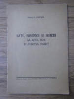 C. Matasa - Sate, biserici si boieri la anul 1428 in judetul Neamt