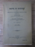 C. Nacu - Dreptul de succesiune al sotului supravietuitor (1912)