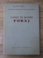 Carnet de santier. Foraj
