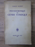 Charles Mauron - Psychocritique du genre comique