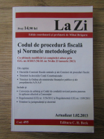 Codul de procedura fiscala si Normele metodologice (2013)
