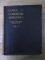 Eftimie Antonescu - Codul Comercial adnotat (volumul 2, 1912)