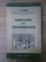 Friedrich Klemm - Histoire des techniques