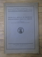 I. Vladescu - Inceputul anului in cronicile moldovenesti pana la Ureche