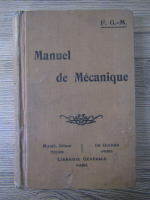 Manuel de mecanique (1916)