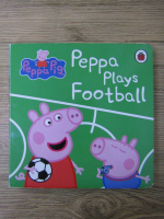 Peppa Pig. Peppa plays football