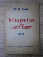 Petre Stati - Interpretari din lirica latina (1942)
