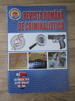 Revista Romana de Criminalistica, nr 5, octombrie 2016, vol XVII