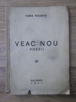 Toma Riconte - Veac nou. Poezii (1941)