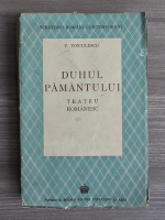 Vasile Voiculescu - Duhul pamantului. Teatru romanesc (1943)