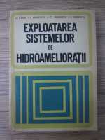 Bara Constantin - Exploatarea sistemelor de hidroamelioratii