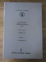 Dictionarul Limbii Romane, Tomul IV, Litera L