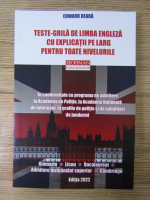 Edward Deara - Teste grila de limba engleza cu explicatii pe larg pentru toate nivelurile