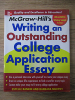 Estelle Rankin - Writing an outstanding college application essay