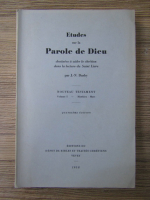 J. N. Darby - Etudes sur la Parole de Dieu. Nouveau Testament: Mathieu et Marc