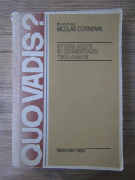 Nicolae Corneanu - Studii, note si comentarii teologice