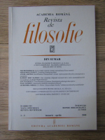 Revista de filosofie, Nr. 1-2 ianuarie-aprilie 2000