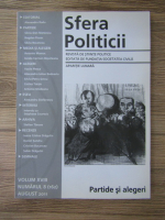 Revista Sfera Politicii, volumul 18, nr. 8(162), august, 2011