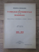 Archives Roumaines de pathologie experimentale et de microbiologie (Volumul 37, Nr. 3-4, iulie-decembrie 1978)