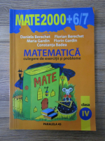 Daniela Berechet - Matematica. Culegere de exercitii si probleme. Clasa a IV-a