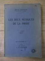 Henri Bremond - Les deux musiques de la prose