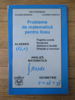 Ion Otarasanu - Probleme de matematica pentru liceu
