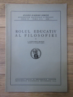 C. Radulescu-Motru - Rolul educativ al filosofiei (1944)
