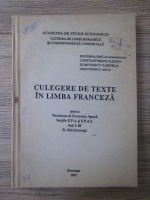 Emilia Bondrea - Culegere de texte in limba franceza
