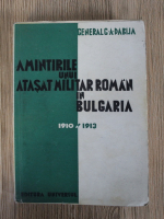 G. A. Dabija - Amintirile unui atasat militar roman in Bulgaria (1936)