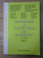 Olimpiadele si concursurile de matematica IV-VIII