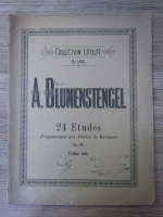 A. Blumenstencel. 24 etudes, op. 33. Violino solo