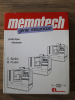 C. Barlier - Memotech. Genie mecanique productique mecanique