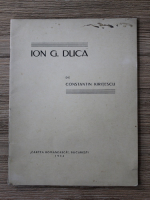 Constantin Kiritescu - Ion G. Duca (1934)