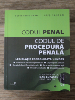 Dan Lupascu - Codul penal. Codul de procedura penala, septembrie 2019