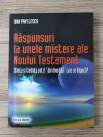 Dan Pavelescu - Raspunsuri la unele mistere ale Noului Testament