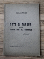 Dimitrie Urzica - Sate si targuri de pe inaltul podis al Dorohoiului (1928)