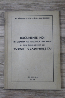 Documente noi in legatura cu Rascoala Poporului de sub conducerea lui Tudor Vladimirescu
