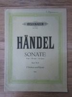 Handel. Sonate, op. 2, nr. 4. 2 Violinen und Klavier