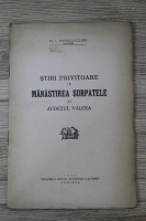 I. Popescu Cilieni - Stiri privitoare la Manastirea Surpatele din judetul Valcea (1944)