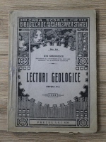 Ion Simionescu - Lecturi geologice (1923)