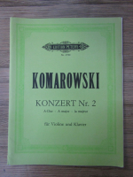 Komarowski. Konzert nr. 2, fur Violine und Klavier