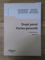 Anticariat: Lavinia Valeria Lefterache - Drept penal, partea generala. Caiet de seminar, editia a 2-a