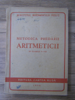 Metodica predarii aritmeticii in clasele V-VIII