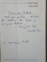 Nichita Stanescu - Oul si sfera (cu autograful autorului)