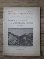 Revista de Pedagogie, anul 4, caietul I-II, 1934