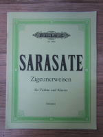 Sarasate. Zigeunerweisen fur Violine und Klavier
