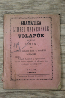 Stefan Basilescu - Gramatica limbei universale volapuk pentru romani (1895)